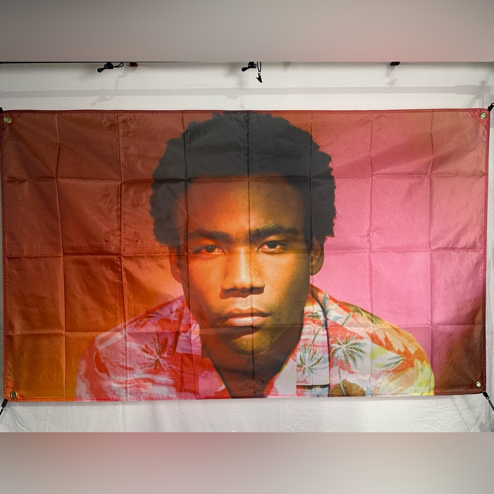Childish Gambino Banner Flag 5x3Ft. With 4 Grommets
